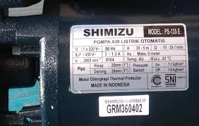 Dari sekian banyak pilihan merk pompa air dan jenis pompa air yang ada di pasaran, shimizu ps 135 e adalah salah satu yang paling banyak dipilih dan digunakan oleh masyarakat indonesia. Spesifikasi Shimizu Ps 125 E Pompa Air Sumur Dangkal Otomatis Pompa Solo