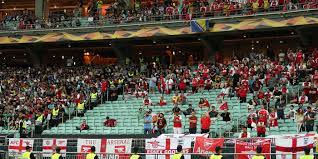 The scene should have been an electric one, with two crosstown rivals from london facing off for the opportunity to lift a trophy. The Europa League Final Was Played In A Half Empty Stadium
