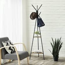 Visitez ebay pour une grande sélection de porte manteaux sur pied ikea. Portemanteau Paul Sur Pieds Au Style Rustique Portant Meuble D Entree Style Industriel Avec 2 Etageres Pour Vetements Chapeaux Sacs Noir Et Vintage