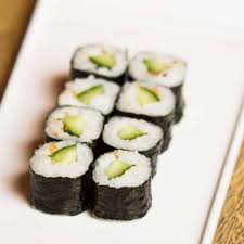 Kappa Maki Cucumber Roll Easy Veggie Sushi Recipe