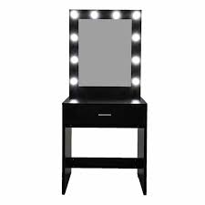 Black Vanity Desk Fch With A Light Cannon Large Mirror Single Drawer Dressing Table Black Dressing Room Bedroom Furniture Aliexpress Check out our black vanity desk selection for the very best in unique or custom, handmade pieces from our furniture shops.
