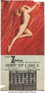 Nude Marilyn Monroe Calendar