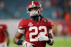 A 42 yard catch and run that put carolina's defence on skates. 2021 Nfl Mock Draft Buffalo Bills Select Rb Najee Harris Pride Of Detroit