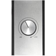 Three speeds, low, medium and fast operated by a chain hanging down from the fan. 10 Amp Ceiling Fan Solid State Variable Speed Control
