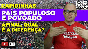 Um grupo de pessoas vivendo em um vilarejo, comunidade, cidade etc. Qual E A Diferenca Entre Pais Populoso E Povoado Geografia Rapidinhas 008 Youtube