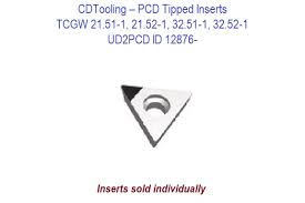 TCGW 21.51-1, 21.52-1, 32.51-1, 32.52-1 - UD2PCD - PCD Tipped ...