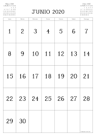 Agenda y calendarios con fecha. Junio 2020 Colombia Con Festivos