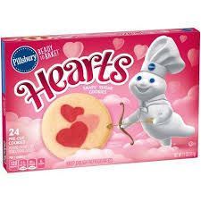 Two frys pillsbury christmas tree shape sugar cookies. Pillsbury Ready To Bake Hearts Shape Sugar Cookies Walmart Com Sugar Cookies Heart Shaped Sugar Cookies Pillsbury