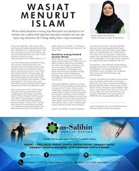 Ibunya belum juga pulang dari kantor sampai jam segini, dia tidak tahu apa yang dikerjakan ibunya sampai harus pulang sampai larut malam. Wasiat Menurut Islam As Salihin Trustee Berhad