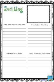 Activities For Teaching Setting In Literature Book Units
