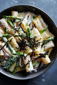 Creamy Asparagus Pasta Recipe Recipe In 2021 Asparagus Pasta Recipes Asparagus Pasta Recipes