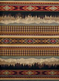 Whether you're installing plush bedroom carpet or durable outdoor commercial carpet, carpet flooring is a big investment. Blue Arrows Feathered Arrowhead Stripes Southwestern Area Rug All Over 750 06367 Area Rugs Serventys Home Garden