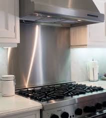 Please note these backsplashes are shipped with a protective pvc coating on one side to protect the outer finish. Stainless Steel Backsplash Frigo Design