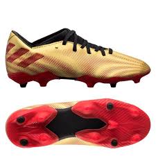 Fc barcelona replica kinder trikot messi. Adidas Nemeziz Messi 3 Fg Ag Showpiece Gold Rot Schwarz Kinder Www Unisportstore De