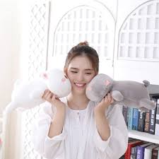 Cheap stuffed & plush animals, buy quality toys & hobbies directly from china suppliers:35 65 kawaii lying cat plush model toys ten pre sheep fondant mold model x headlights mppt charger 48vdc round trays colors sheep print cotton spotlight 12v 50 w star tights kawaii sheep pocket shirt. Amazon Com Zhenleisier Kawaii Lying Cat Animal Doll Plush Stuffed Back Pillow Cushion Kids Toy Gift 1 50cm Home Kitchen