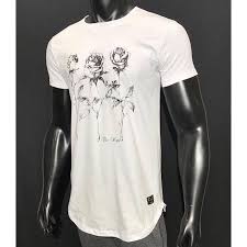 Camiseta Masculina Oversized Long Line Estampada Branca The Hope Original Promocao Shopee Brasil