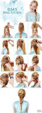 Frozen Hair Tutorial Elsa Braid Frozen Hair Tutorial Frozen Hair Frozen Hairstyles