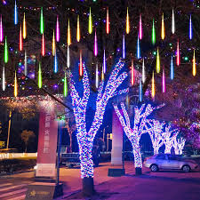 8 outdoor light decoration lighted ball with 100 by iwoodbuyit. Led Meteor Rain Light Outdoor Hanging Tree Lights Waterproof Brightness Project Bar Yard Christmas Decorative String Lights Shopee Philippines