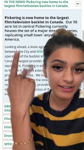 Filming in Pickering Today