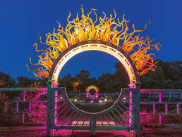 He did an outstanding job! Missouri Botanical Garden Gets Lit With Garden Party Lights Arts Blog