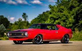It features a supercharged dodge v8 making 1,100 horsepower and has custom carbon bodywork. 1972 Amc Javelin Amx Schwartz Performance