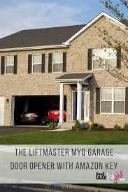 The Liftmaster Myq Garage Door Opener With Amazon Key Garage Doors Garage Door Opener Liftmaster