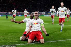 Centro de angeliño desde el costado derecho, cabezazo seco de sabitzer y la sentencia estaba dictada. Arsenal And Tottenham Interested In Leipzig S Marcel Sabitzer After Dumping Spurs Out Of Europe Daily Mail Online