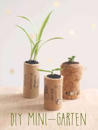 Upcycling Minigarten Aus Alten Korken Selber Machen Mini Garten Basteln Mit Magneten Korken