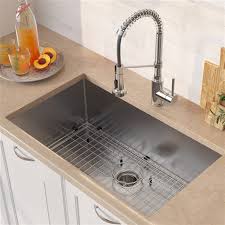 Maybe you would like to learn more about one of these? Kraus Standart Pro Undermount Kitchen Sink Single Bowl 30 In Stainless Steel Rona