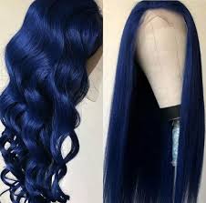 Black And Blue Lace Front Wig Colodo Body Wave Lace Front Human Hair Wigs For Women Brazilian Remy Black To Blue Lace Front Wig Pre Plucked Wi Wig Hairstyles Hair Styles Blue Lace Front Wig