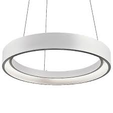 Elan Lighting Large White Fornello Led Pendant Light At Lumens Com Modern Led Lighting Elan Lighting Led Pendant Lights