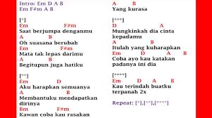 Check spelling or type a new query. Lirik Lagu Asmara Terindah Chord
