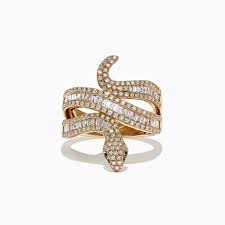 Every item on this page was chosen by a town & country editor. Effy Safari 14k Yellow Gold Diamond Snake Ring 0 95 Tcw Effyjewelry Com