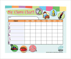 17 Chore Chart Template Free Sample Example Format