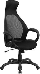 High Back Black Mesh Executive Swivel Office Chair With Leather Seat Insert You Can Get More Details By Mesh Chair High Back Office Chair Black Office Chair