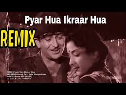Pyaar Hua Ikraar Hua Shree 420 Remix Youtube Remix Songs Lata Mangeshkar pyaar hua ikraar hua shree 420