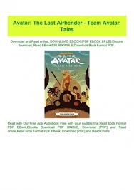 Check spelling or type a new query. Read Avatar The Last Airbender Team Avatar Tales Free Book