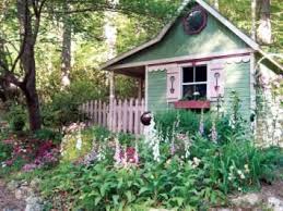 Great Garden Sheds Showoff Organic Gardening Mother Earth News Painted Shed Backyard Getaway Shed Design