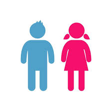 Vector Girl And Boy Icon Kids Toilet Childrens Bathroom Decor Kindergarten Learning Activities