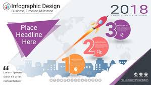 business infographics template milestone timeline or road