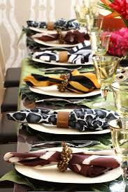 Many homes already have the right colors to begin, and tracking down the perfect african accents is a safari in and of itself. Purim Table Decor Printed Napkins Table Decorations Beautiful Table Settings