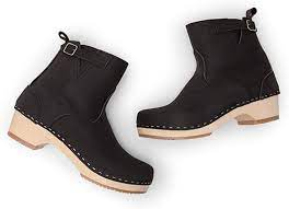 Dansko women's bettie bootie 4.5 out of 5 stars 109. Amazon Com Sandgrens Swedish Low Heel Wooden Clog Boots For Women New York Fudge Eu 38 Mules Clogs Clog Boots Boots Wooden Clogs