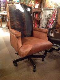 cowhide and leather desk chair office furniture furniture leather office chair chair