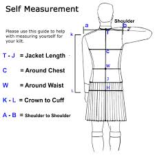 Jacket Measurement Kiltishworld