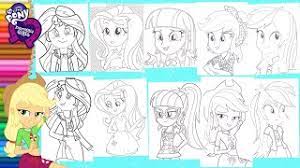 Want to discover art related to mylittlepony? Coloring My Little Pony All Equestria Girls Compilation Mewarnai Kuda Poni Compilasi Youtube