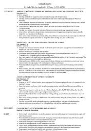 communications assistant director