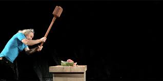 Place the rubber bands around the middle of the watermelon. Social Video From Both Sides Of The Watermelon Associations Now