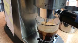 During a shot the coffee. Ec680 Delonghi Leaking Test After Replacing Part Under Tank 1214 Youtube