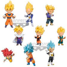 Check spelling or type a new query. Dragon Ball Super Movie Wcf Chibi Figures 7 Cm Assortment Saiyan Special 28 Otaku Square