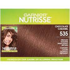 Garnier Nutrisse Nourishing Color Creme 535 Medium Golden Mahogany Brown Garnier Hair Color Hair Color Medium Skin Colour
